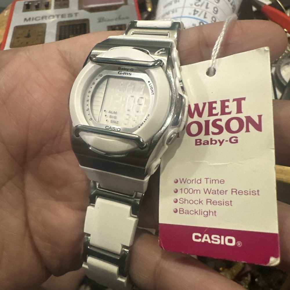 Vintage Casio Baby-g G-ms Sweet Poison Unisex Watch Never Used - Display Issue